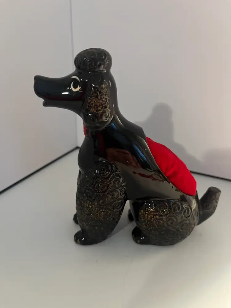 Vintage French Poodle Pin Cushion