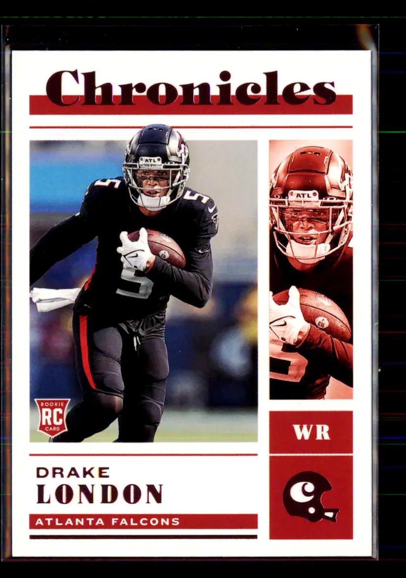 Drake London 2022 Panini Chronicles Pink #44 - (113) - Atlanta Falcons