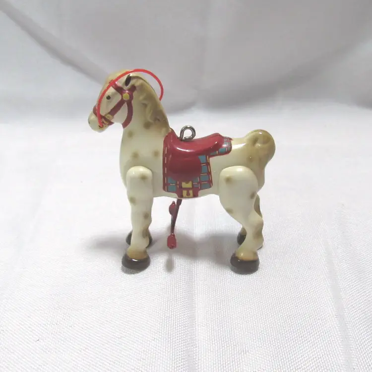 VTG 1997 Hallmark Keepsake Mobo Horse Sidewalk Cruiser Christmas Ornament