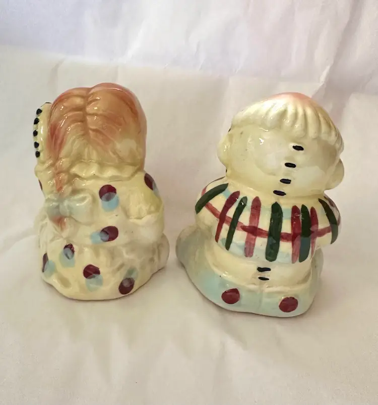 Vintage Raggedy Ann & Andy Figurines by China Novelties 4.5” tall