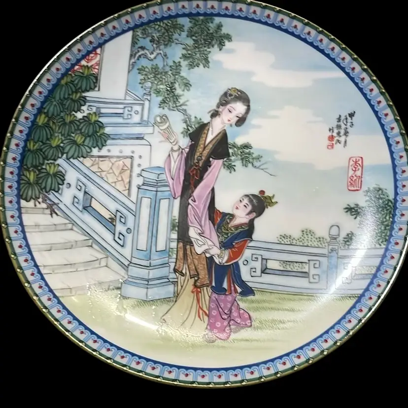 015 Chinoiserie Plate