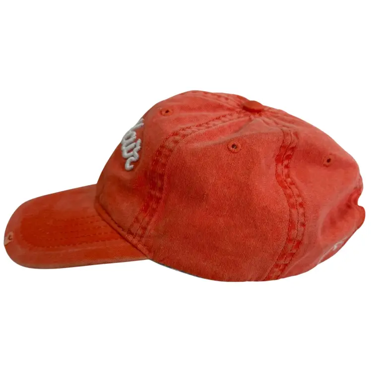 Orange Dreamsicle Distressed Women’s Beach Hair Livin’ Beach Bum Adjustable Hat