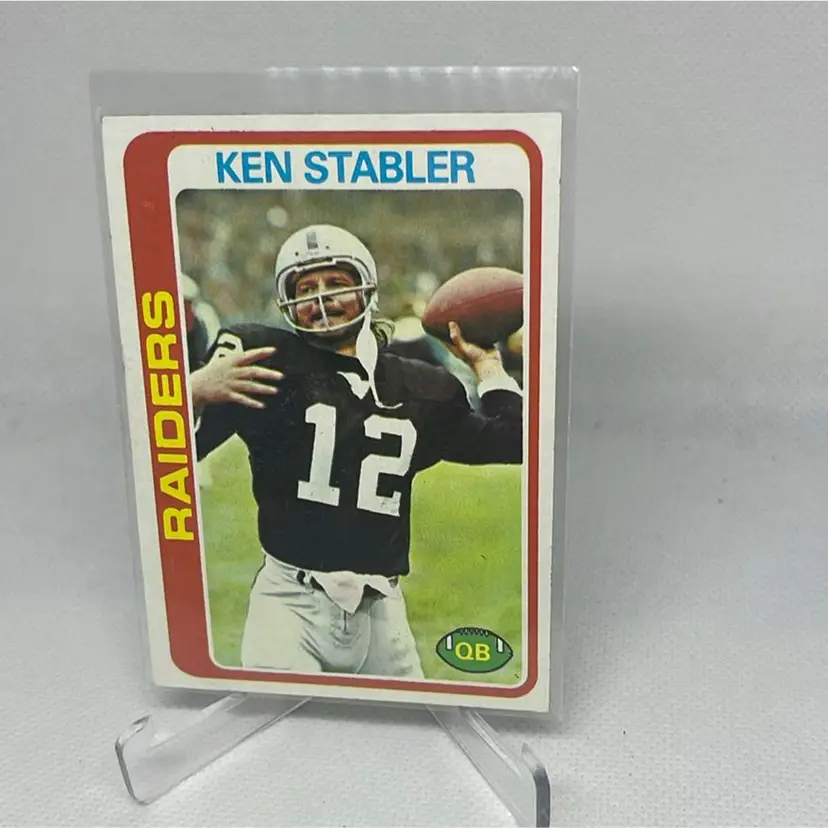 1978 Topps Ken Stabler #365 Oakland Raiders 