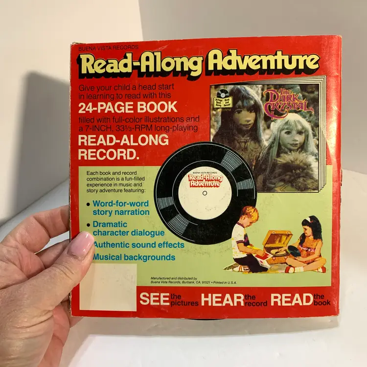 The Dark Crystal Book 1982 AS IS