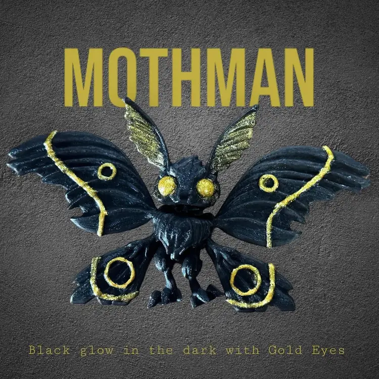 Moth Man - Hand Painted & Fully Articulating