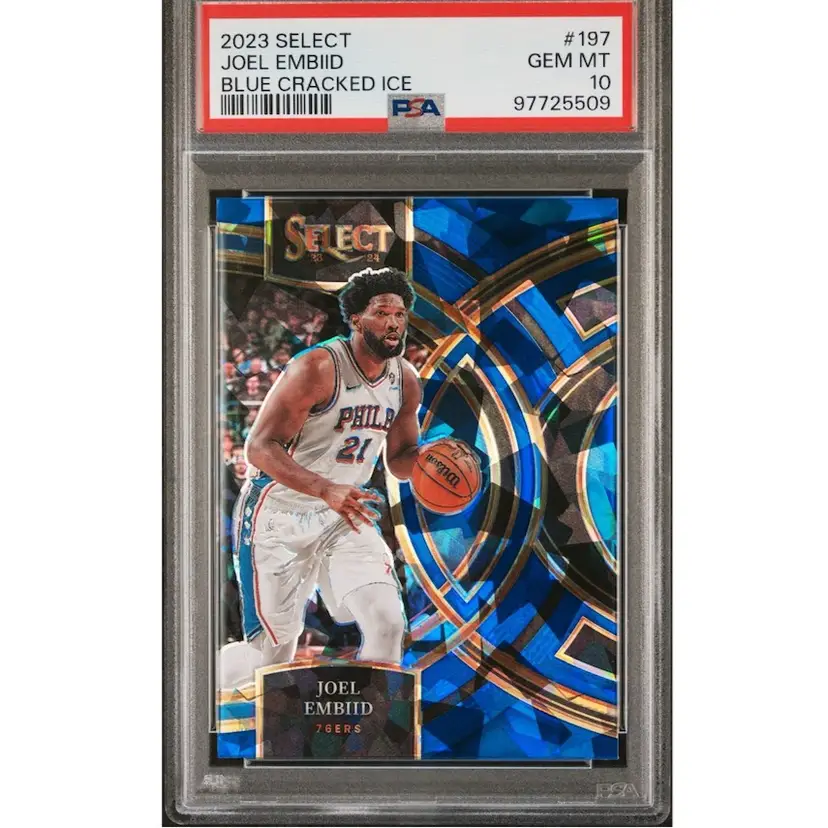 Joel Emdiid Blue Ice Psa 10