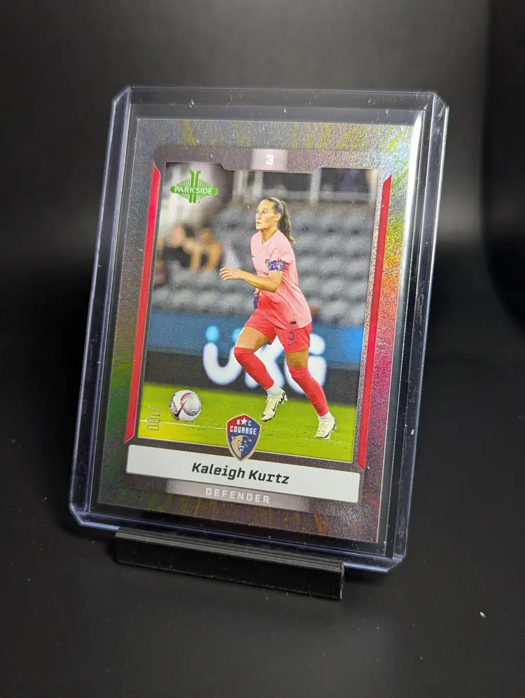2025 Parkside NWSL Vol 1 Shimmer /100 Kaleigh Kurtz NC Courage