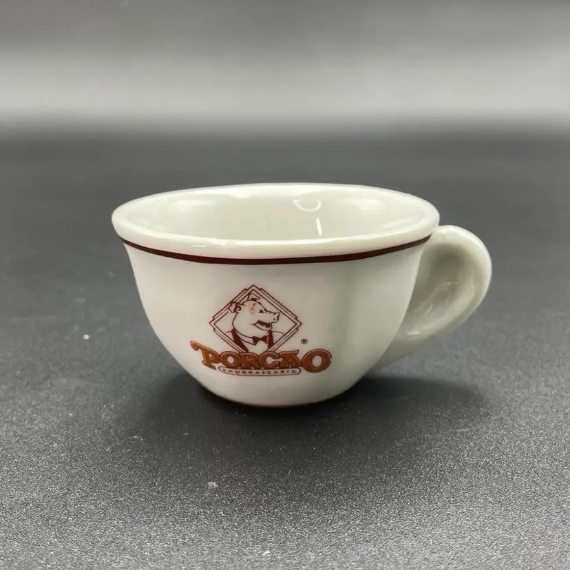Restaurantware Coffee Cup Mug Porcão Churrascaria Rio de Janeiro Pig Drinkware