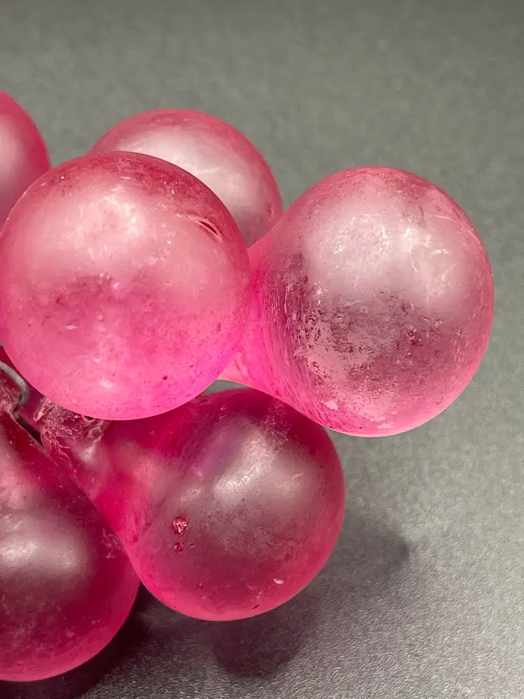 Vintage, Satin Glass Grape Cluster