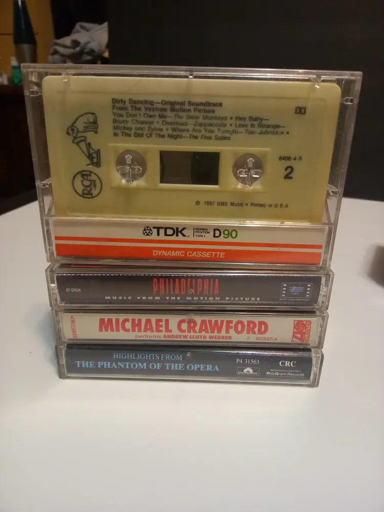 8 Movie or Opera cassette tapes