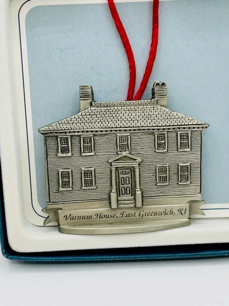Fort Pewter Ornament Varnum House East Greenwich RI