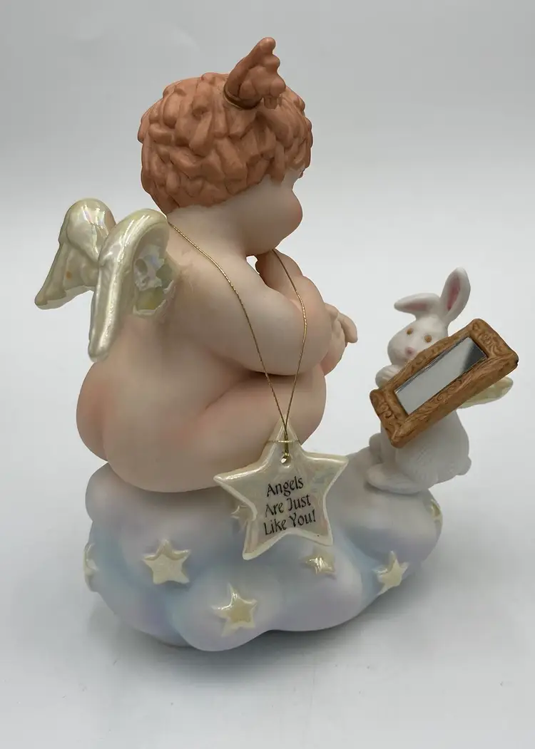 Vintage Fitz & Floyd Little Miracles "Angels Are Just Like You" Figurine, Bunny