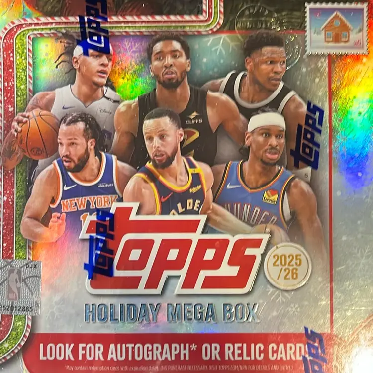 2025-26 Topps Basketball Holiday Mega