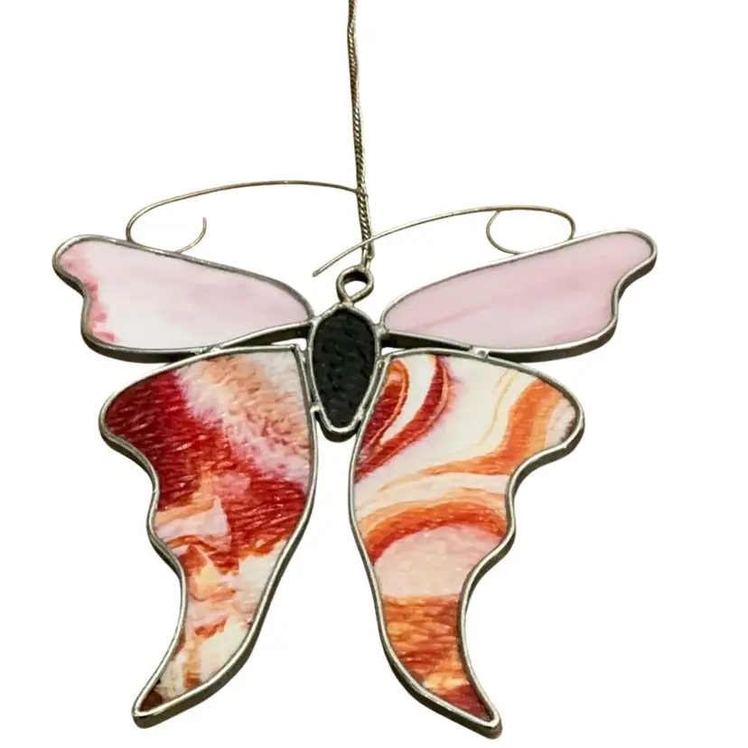 Stained Glass Butterfly Sun Catcher
