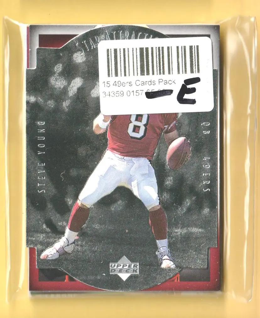 15 Card Pack E San Francisco 49ers Steve Young