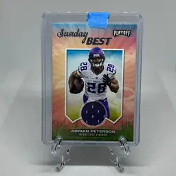 2021 Panini Playoff Adrian Peterson   Minnesota Vikings Patch