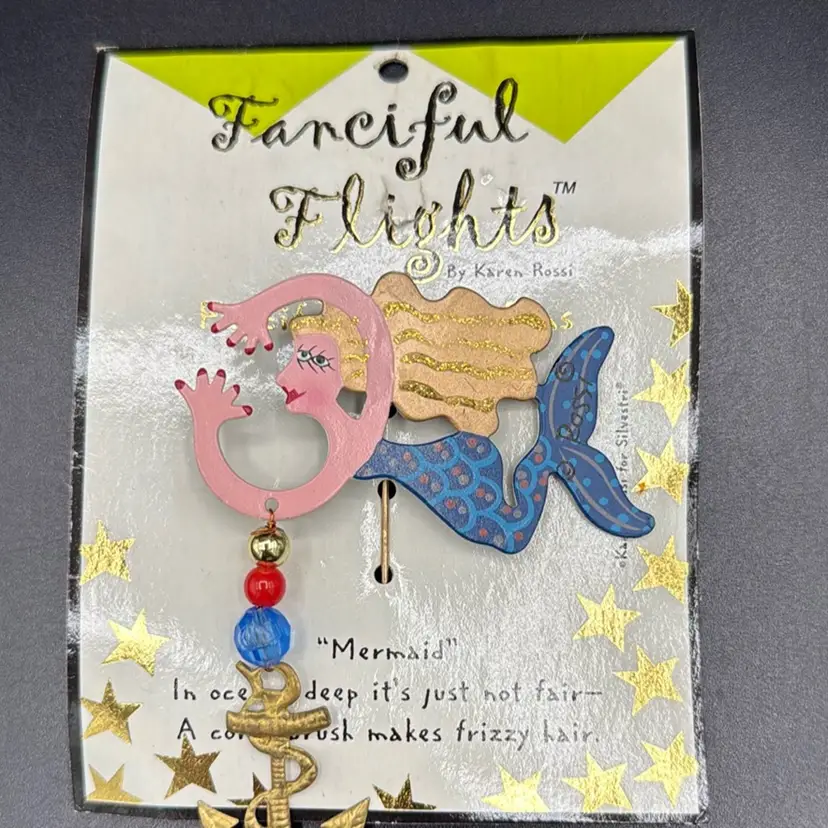 Karen Rossi Fanciful Flights Mermaid Pin