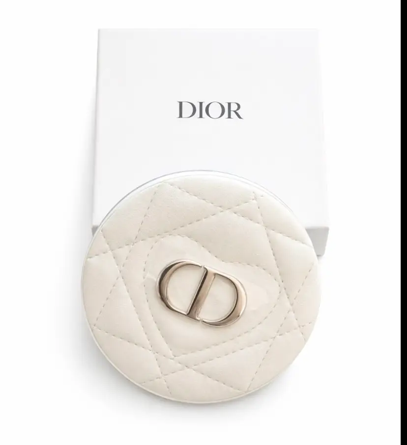 New! GWP Christian Dior Cosmetic Beauty Makeup Compact Mirror ~ White
