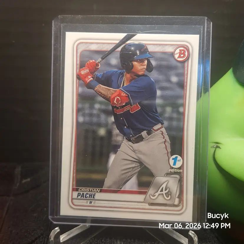 2020 Bowman 1st edition - Cristian Pache Atlanta Braves