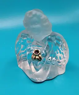 Vintage Fenton Art Glass Guardian Angel Birthstone Collection Figurine