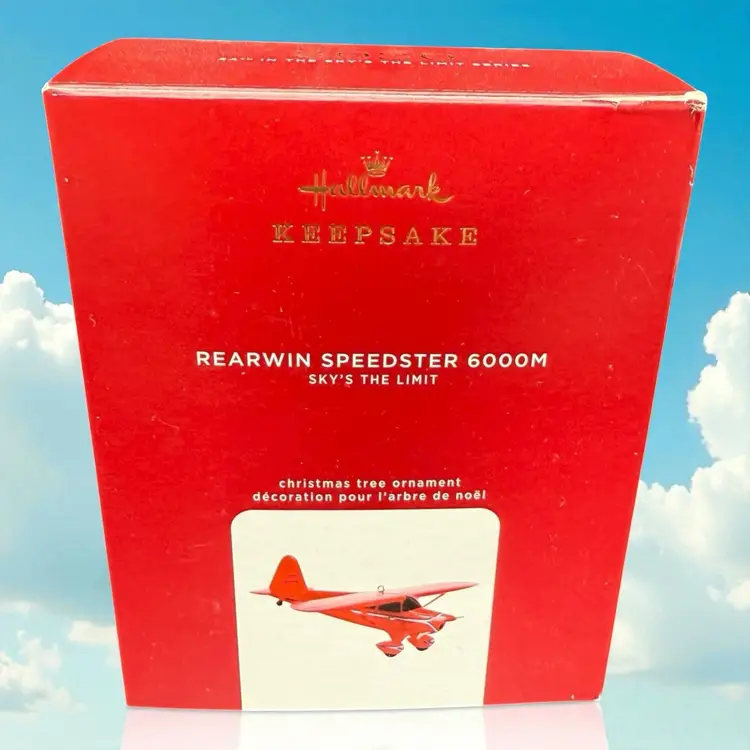 2020 Hallmark Ornament Rearwin Speedster 6000M Sky's The Limit Series