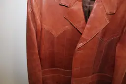 VTG Kenny Rogers Western Collection Blazer Jacket Mens Sz 40 Lambskin Leather