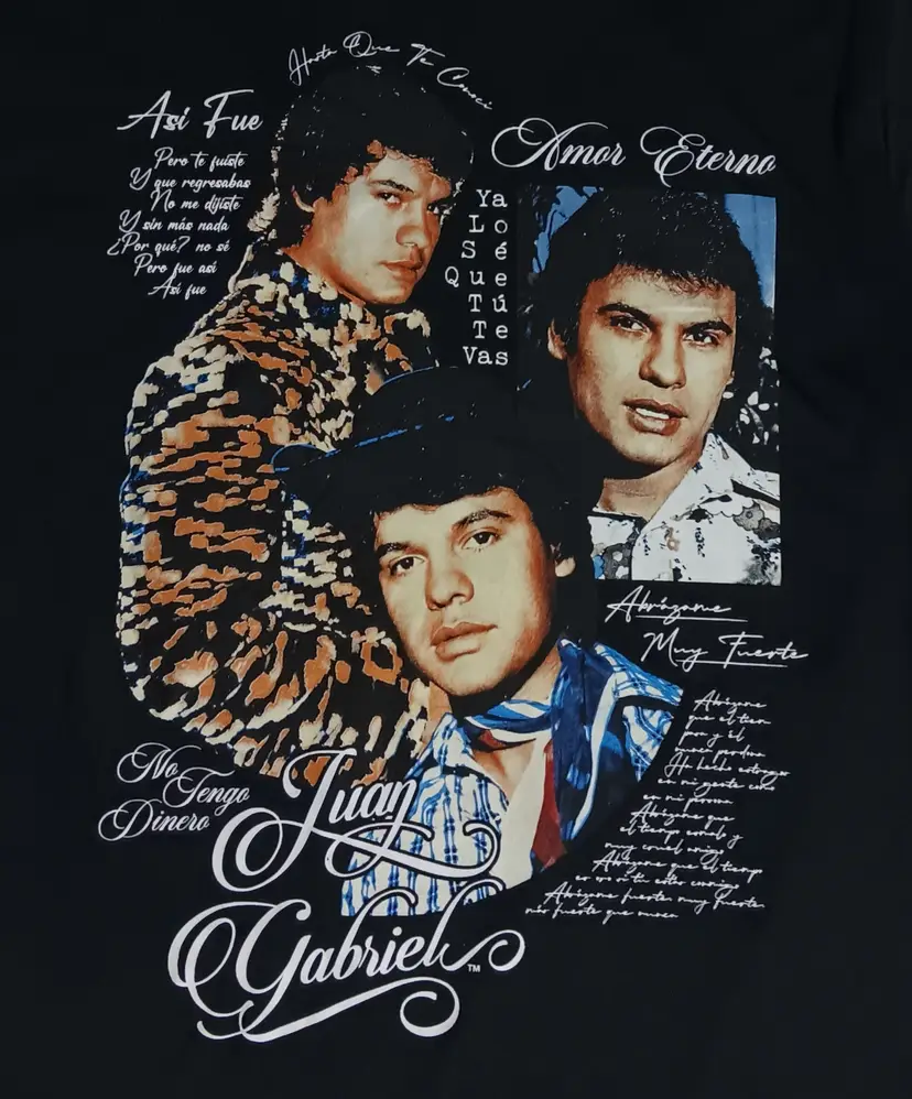 Juan Gabriel t-shirt NEW nwot Large pop latin music concert
