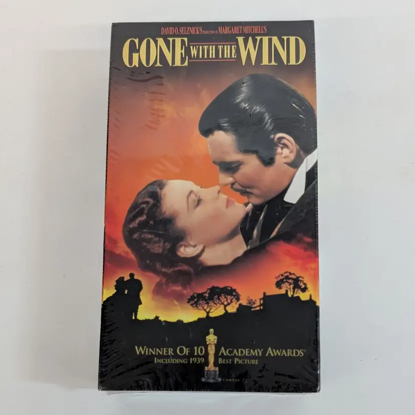 Gone with the Wind VHS Clark Gable Vivien Leigh BNIB Sealed 2 Tape Set