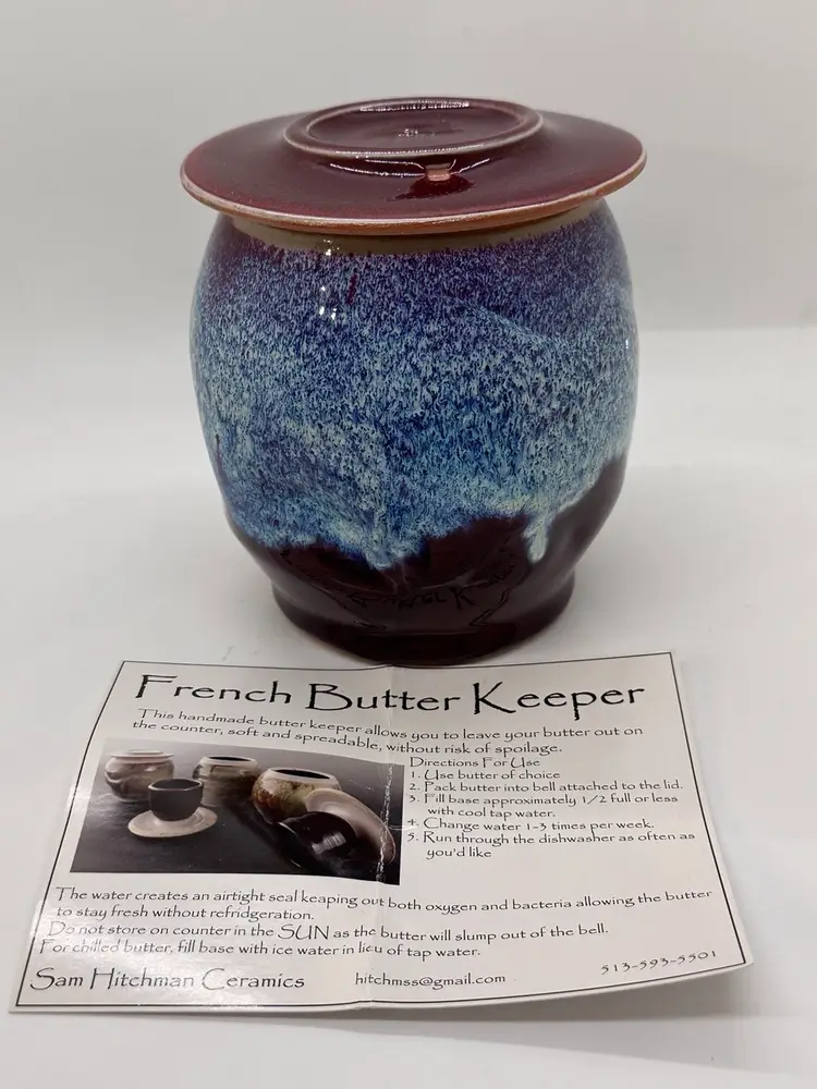 Pottery French Butter Keeper Sam Hitchman Ceramics