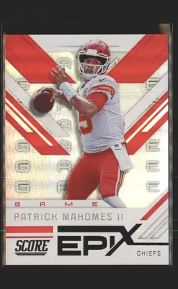 Patrick Mahomes II 2019 Score #EG-3 Epix Game - (139) - Kansas City Chiefs