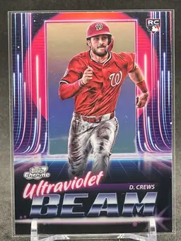 #84 - Dylan Crews 2025 Topps Cosmic Chrome Ultraviolet Beam RC