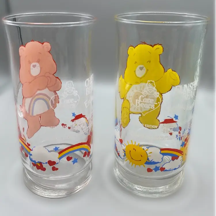Retro Care Bear Glasses Grumpy And Funshine 1983 Vintage