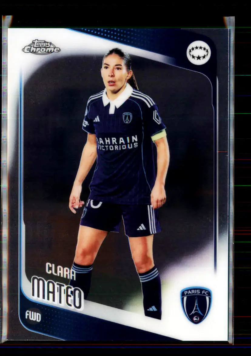 Clara Mateo 2025-26 Topps Chrome UEFA Women's Champions League #59 - (145) - Paris FC