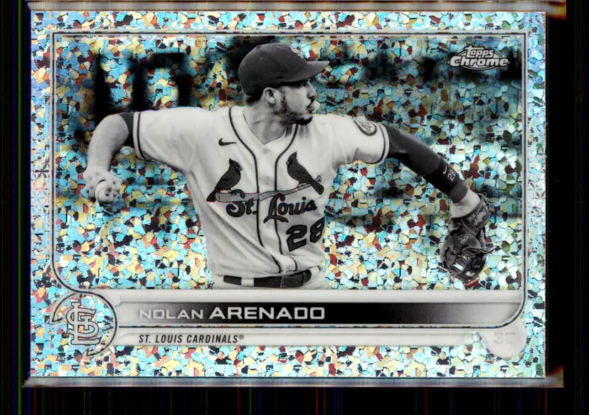 Nolan Arenado 2022 Topps Chrome Speckle Refractor #74 - St. Louis Cardinals - (147-262)