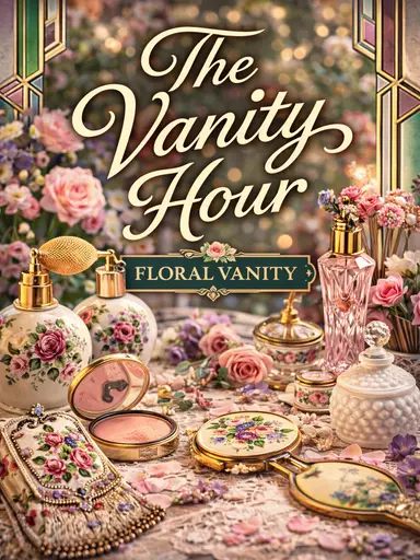 The Vanity Hour - Vintage Perfume Bottles, Hollywood Regency Ormolu, Hatpins, Dresser Trays, Hand Mirrod and Brush Sets, Powder Jars anx Trinket Boxes