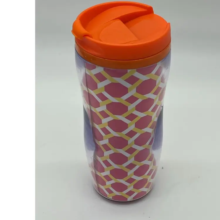 Jonathan Adler 12oz Inter Connected Rings Tumbler- Orange/Yellow/White