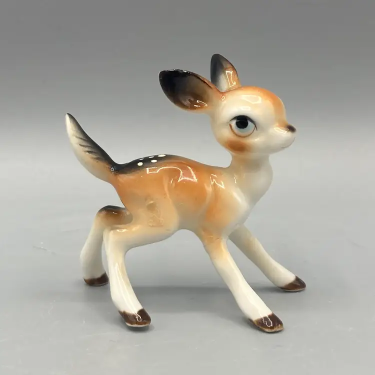 Vintage Miniature Bone China Deer Family - Set of 3 - Made in Japan