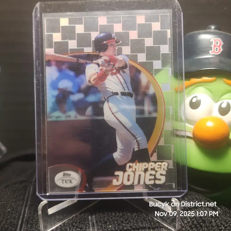 1998 Topps Tek Pattern 9 - Chipper Jones Atlanta Braves