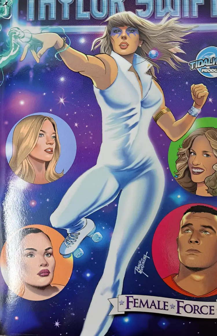 Female Force Taylor Swift Comic Book SWIFTIES DAZZLER Homage Variant