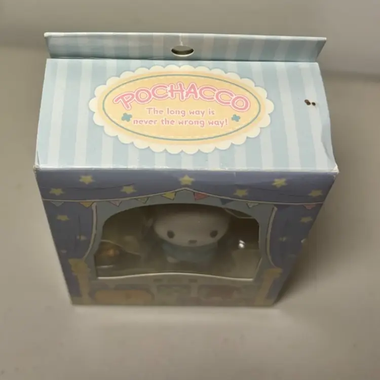 Sanrio Baby Pochacco 2018 Doll Figure Flocked In Box