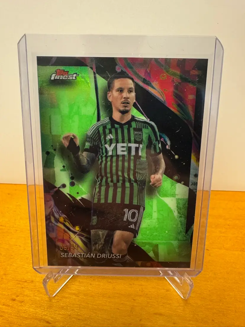 Sebastian Driussi 2024 Topps Finest 9/99 - Austin FC