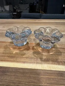 Crystalite Candlestick Holders