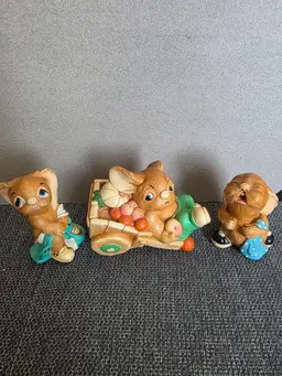 Buyer's Choice - Penelfin's Hand Painted Stonecraft Rabbits