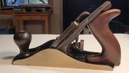 Stanley #4 Type 11 Plane Corrugated Sole V Logo Iron Great Wood Tuned Sharp