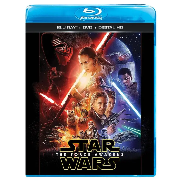 Star Wars: The Force Awakens (Blu-ray/DVD/Digital HD) LIKE NEW