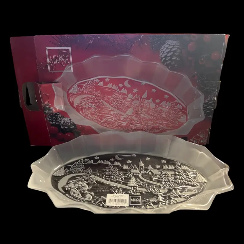 Mikasa Silent Night Oval Sweet Dish