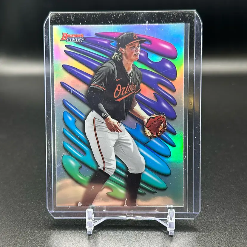 Jackson Holliday 2023 Bowman’s Best Shellacked Baltimore Orioles