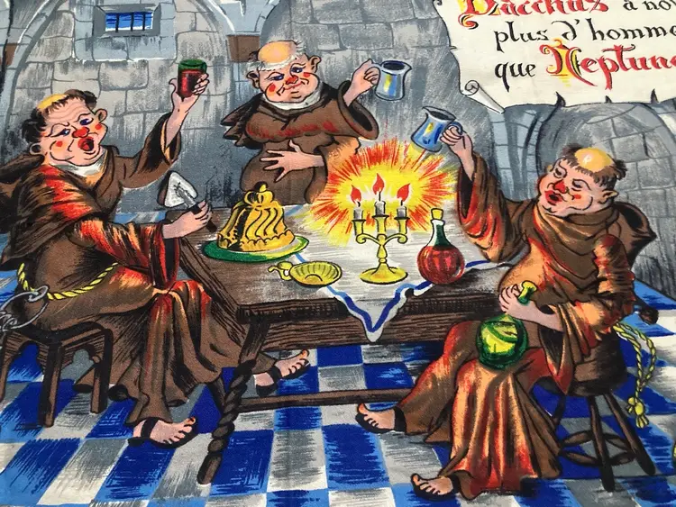 Drunken Monk Tapestry French