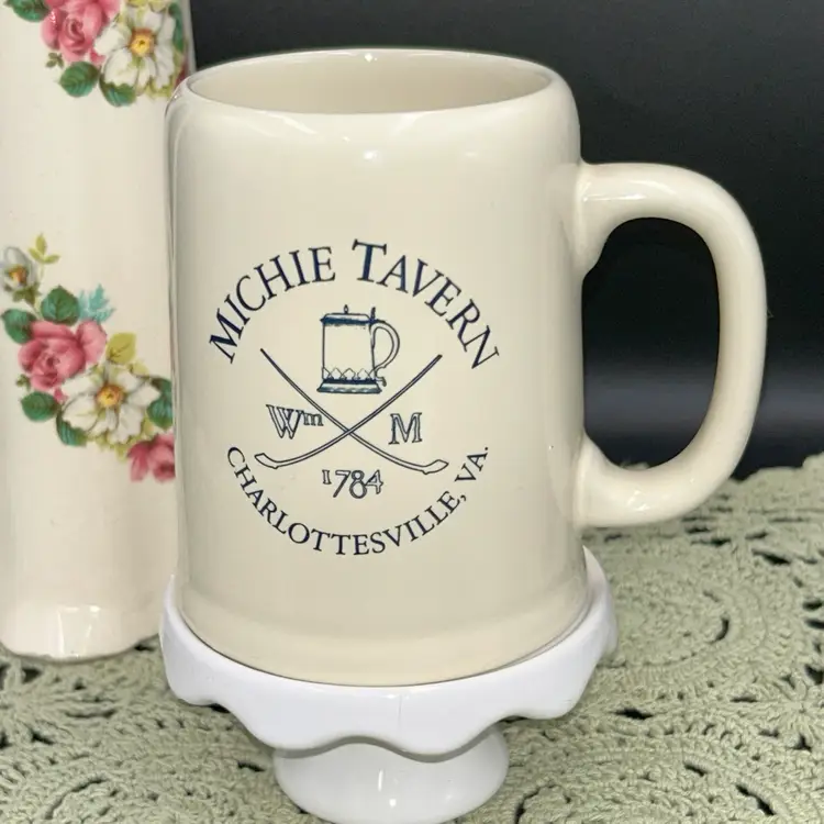 Michie Tavern Coffee Stein 1784 Charlottesville, Virginia.