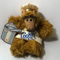 Vintage 1988 Cookin' with Alf The Many Faces of Alf Burger King Collectible Puppet